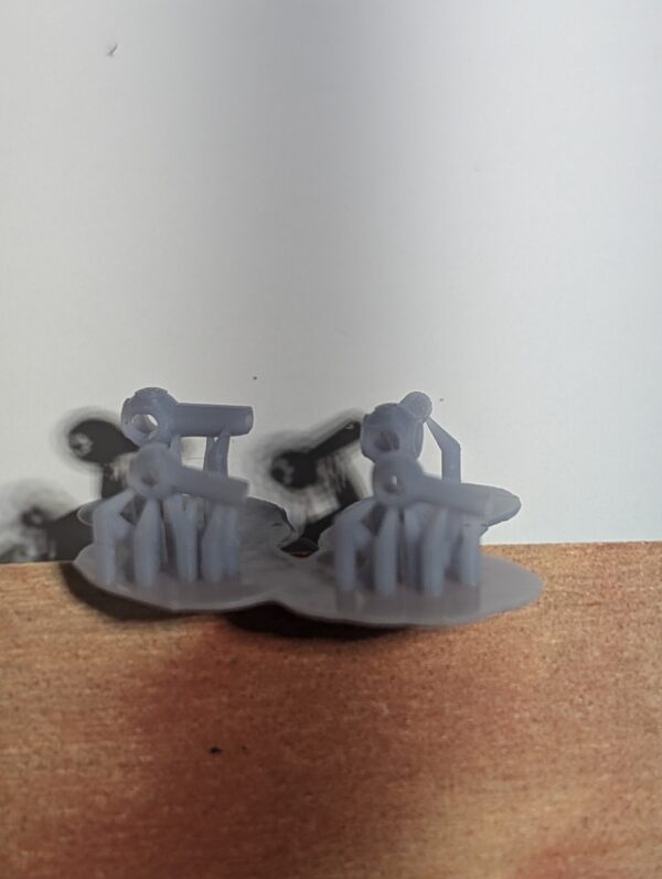 HO Scale Adlake Style Locomotive Marker Lamps - without LEDs -  straight pin  - 6 per pack - Image 3